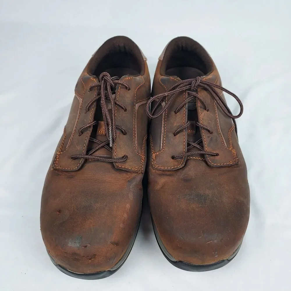 Red Wing Leather Safety Toe Work Oxfords Mens 10.5 Slip Resistant